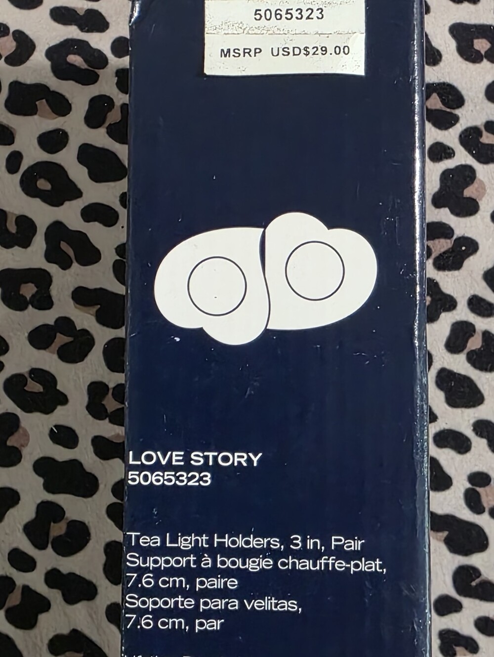 Love Story Tea Light Holders (Pair) Hearts